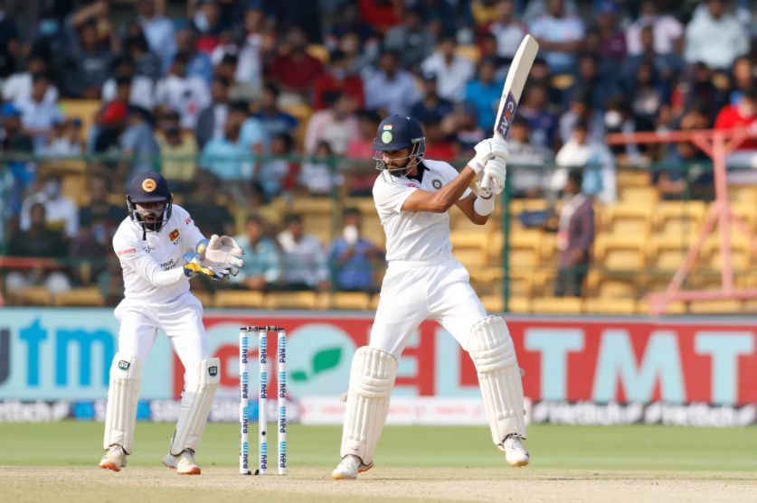 Shreyas Iyer was precise in his feet movement [P/C: BCCI]