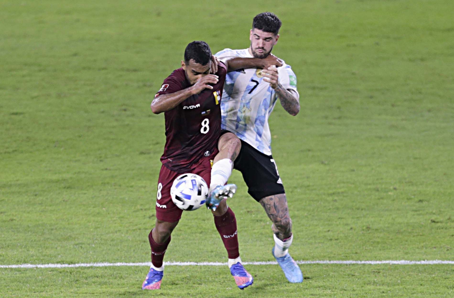 Rodrigo De Paul had two assists against Venezuela