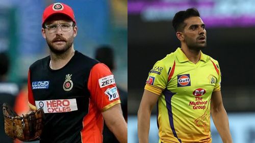 Daniel Vettori (L) weighs on Deepak Chahar's possible absence from CSK's first few games.