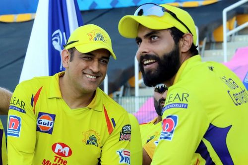 CSK's MS Dhoni and Ravindra Jadeja (Image courtesy: iplt20.com)