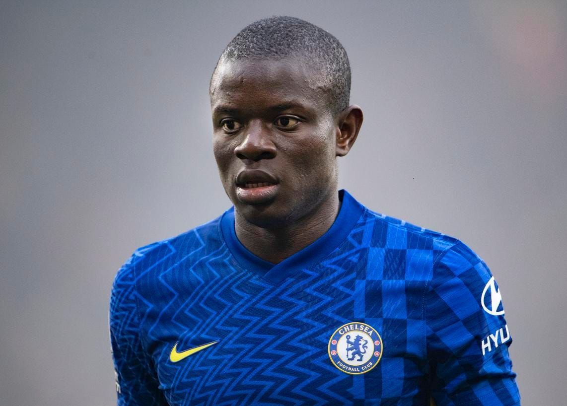 N'Golo Kante had a terrific first half for Chelsea