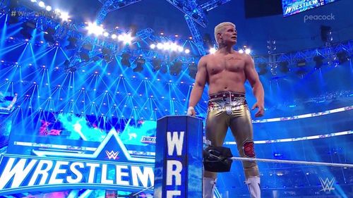 Cody Rhodes won his match against Seth Rollins at WrestleMania!