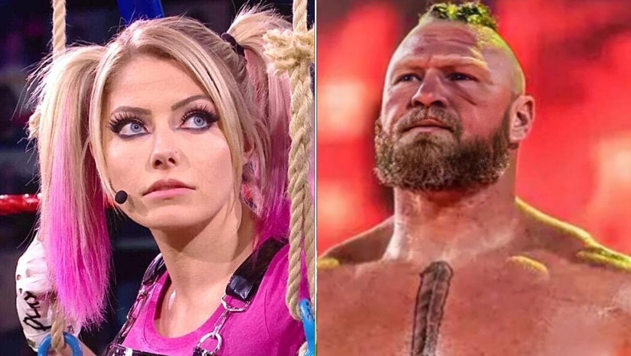 Alexa Bliss/Former Universal Champion Brock Lesnar