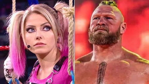 Alexa Bliss/Former Universal Champion Brock Lesnar