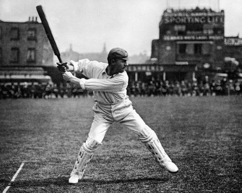 Victor Trumper in one of the most iconic images from cricket's history (Image: ICC/Twitter)