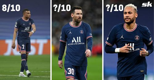 PSG stars Kylian Mbappe, Lionel Messi and Neymar