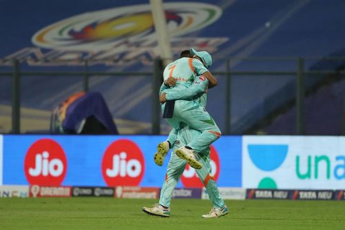 LSG beat MI for the second time in IPL 2022. Pic: IPLT20.COM