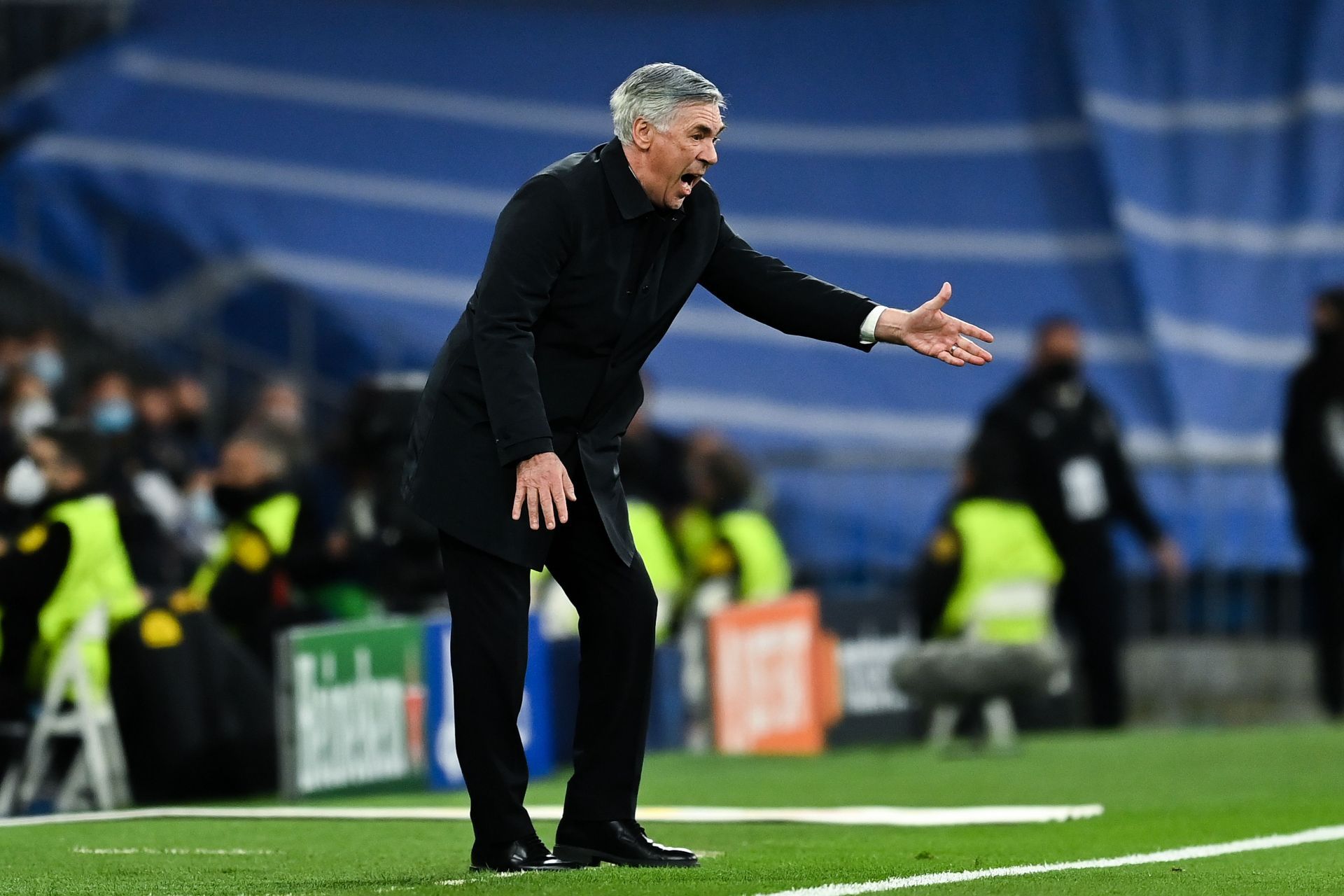 Ancelotti will be hoping to guide Real Madrid into the semi-finals of the Champions League