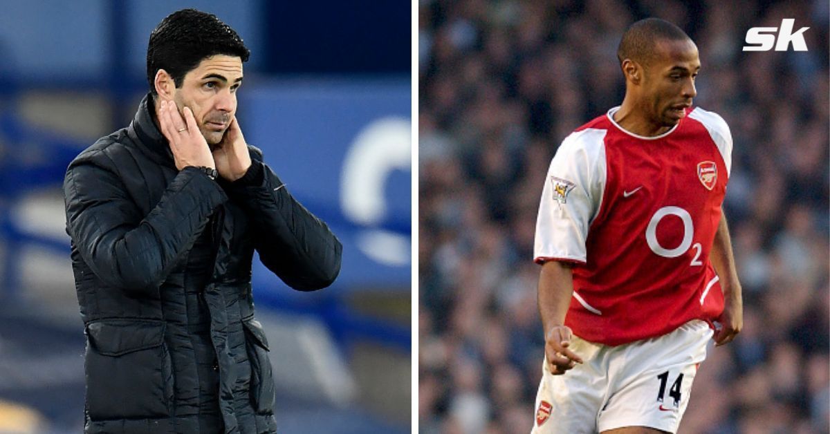 Mikel Arteta (L) is in search of the &quot;new Henry.&quot;