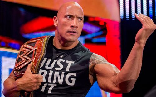 Former WWE Champion Dwayne The Rock Johnson