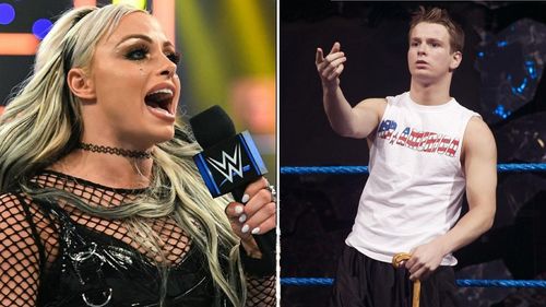 Liv Morgan (left) and Zach Gowen (right).