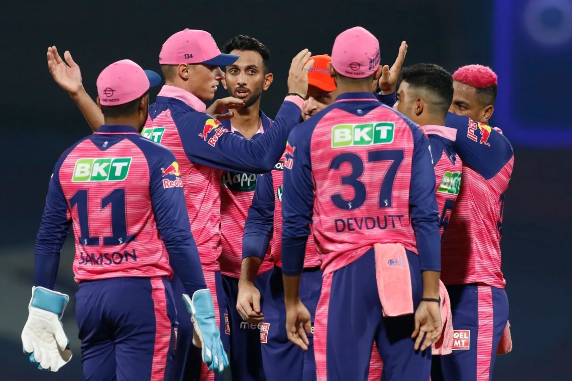 Rajasthan Royals during their match against Gujarat Titans. Pic: IPLT20.COM