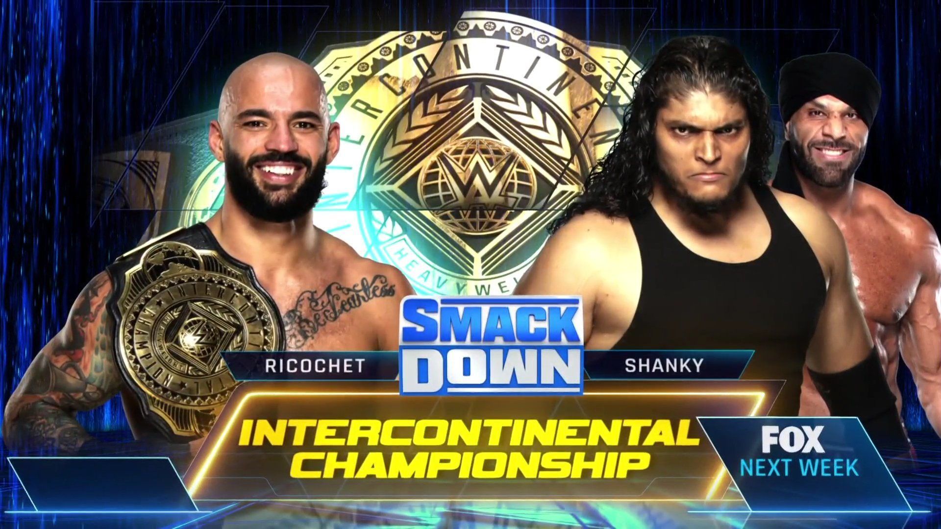 Ricochet will defend his Intercontinental Championship next week