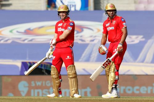 Liam Livingstone (left) and Shahrukh Khan. Pic: IPLT20.COM