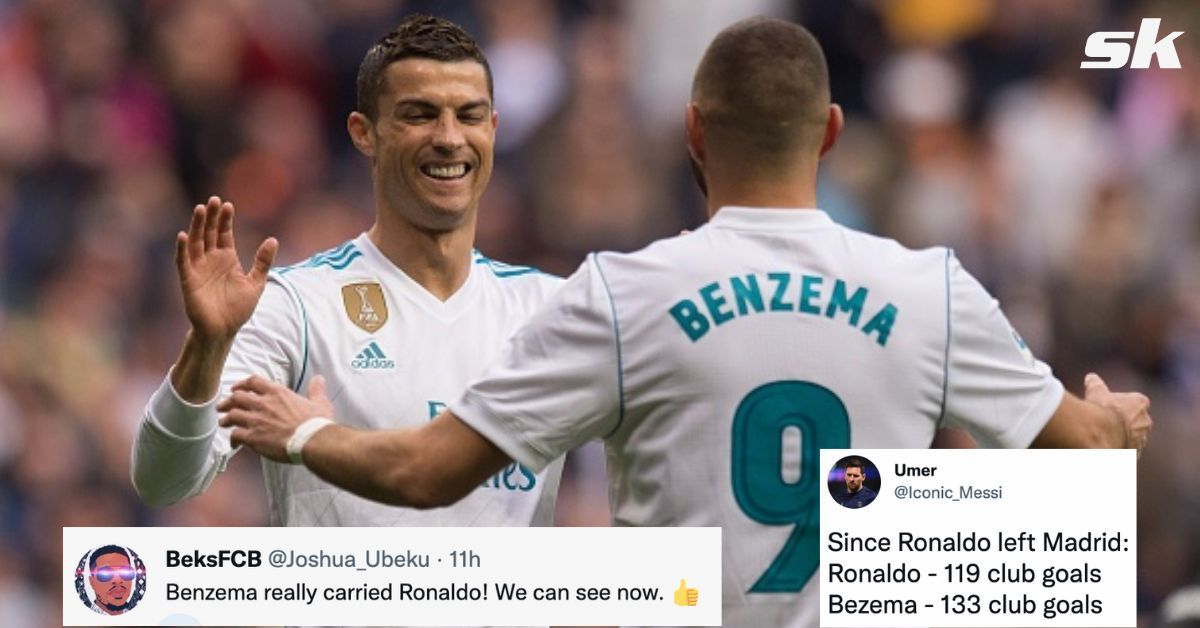 Twitter was full of praise for Karim Benzema following his sensational hat-trick on Wednesday