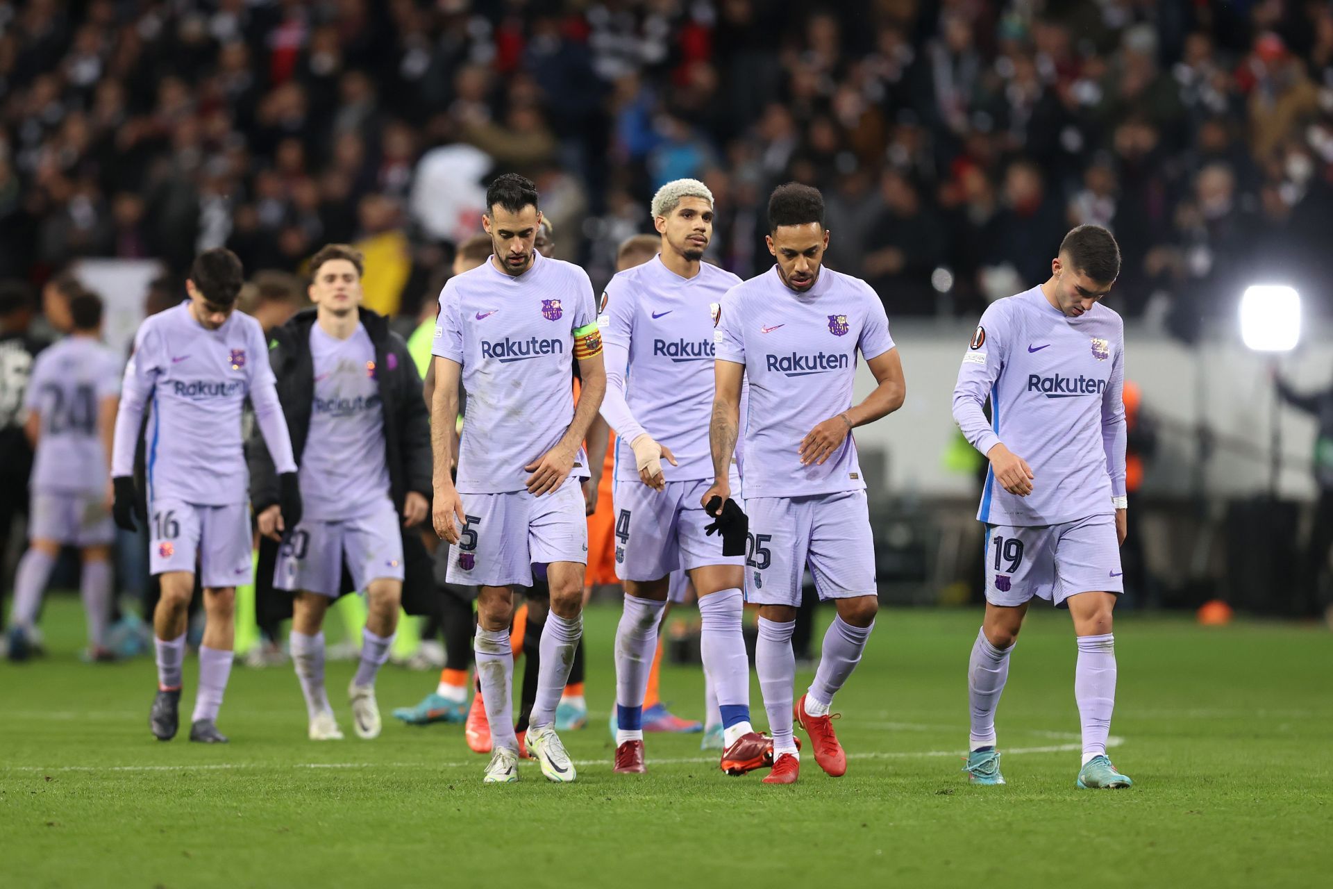 Eintracht Frankfurt v FC Barcelona: Quarter Final Leg One - UEFA Europa League