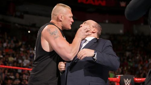 Paul Heyman isn't Brock Lesnar's advocate anymore.