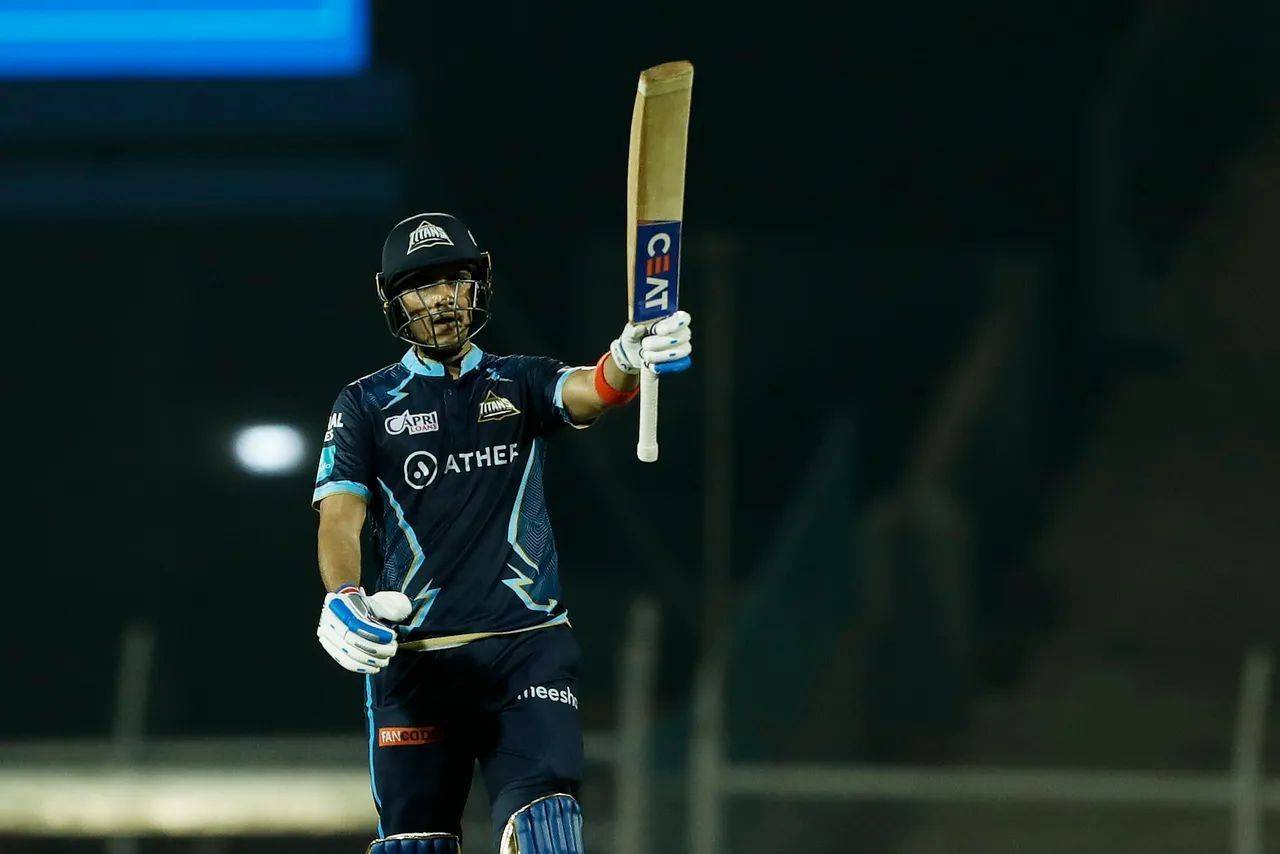 Shubman Gill won the Man of the Match award for his half-century against Punjab Kings (Image Courtesy: IPLT20.com)