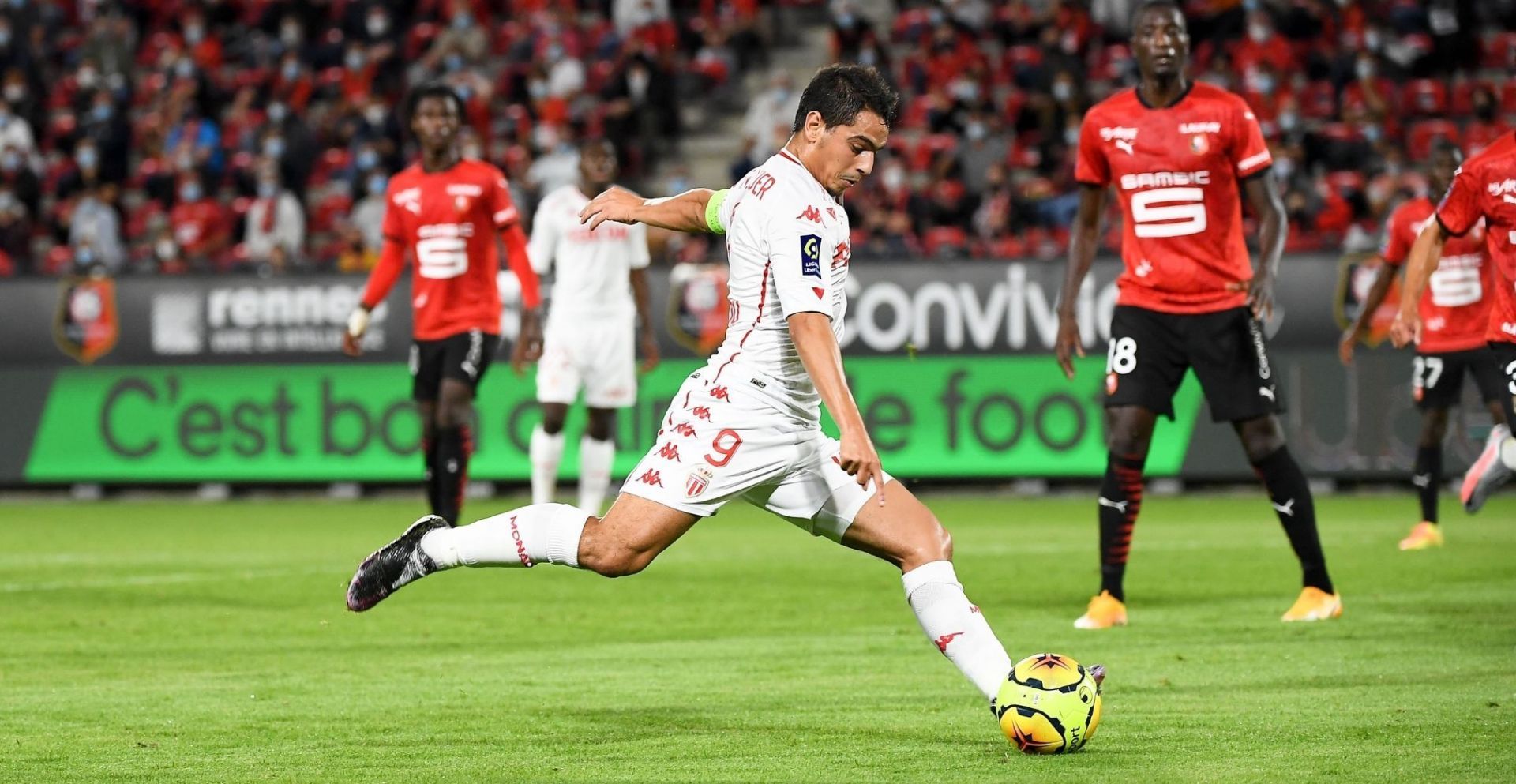 AS Monaco locks horns with the high-flying Rennes on Friday