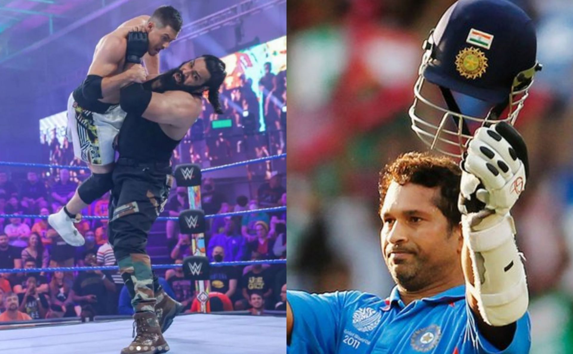 WWE सुपरस्टार ने किया सचिन तेंदुलकर को बर्थडे विश 