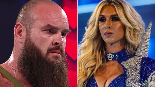 Braun Strowman(L) Charlotte Flair(R)