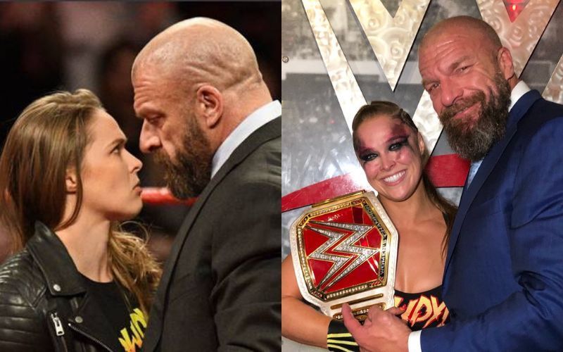 Ronda Rousey had an interesting meeting with Triple H