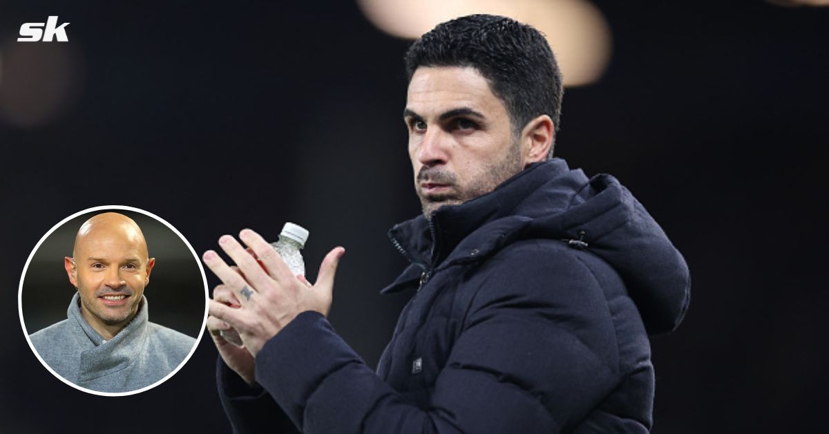 Danny Mills thinks Mikel Arteta may not start an Arsenal defender against Brighton.