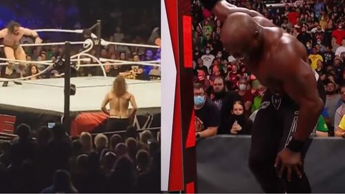 Bobby Lashley had a horrific fall at a Live Event in England.