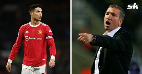 [L-to-R] Manchester United's Cristiano Ronaldo and Graeme Souness.