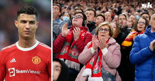 Anfield pays heartfelt tribute to Cristiano Ronaldo (L)