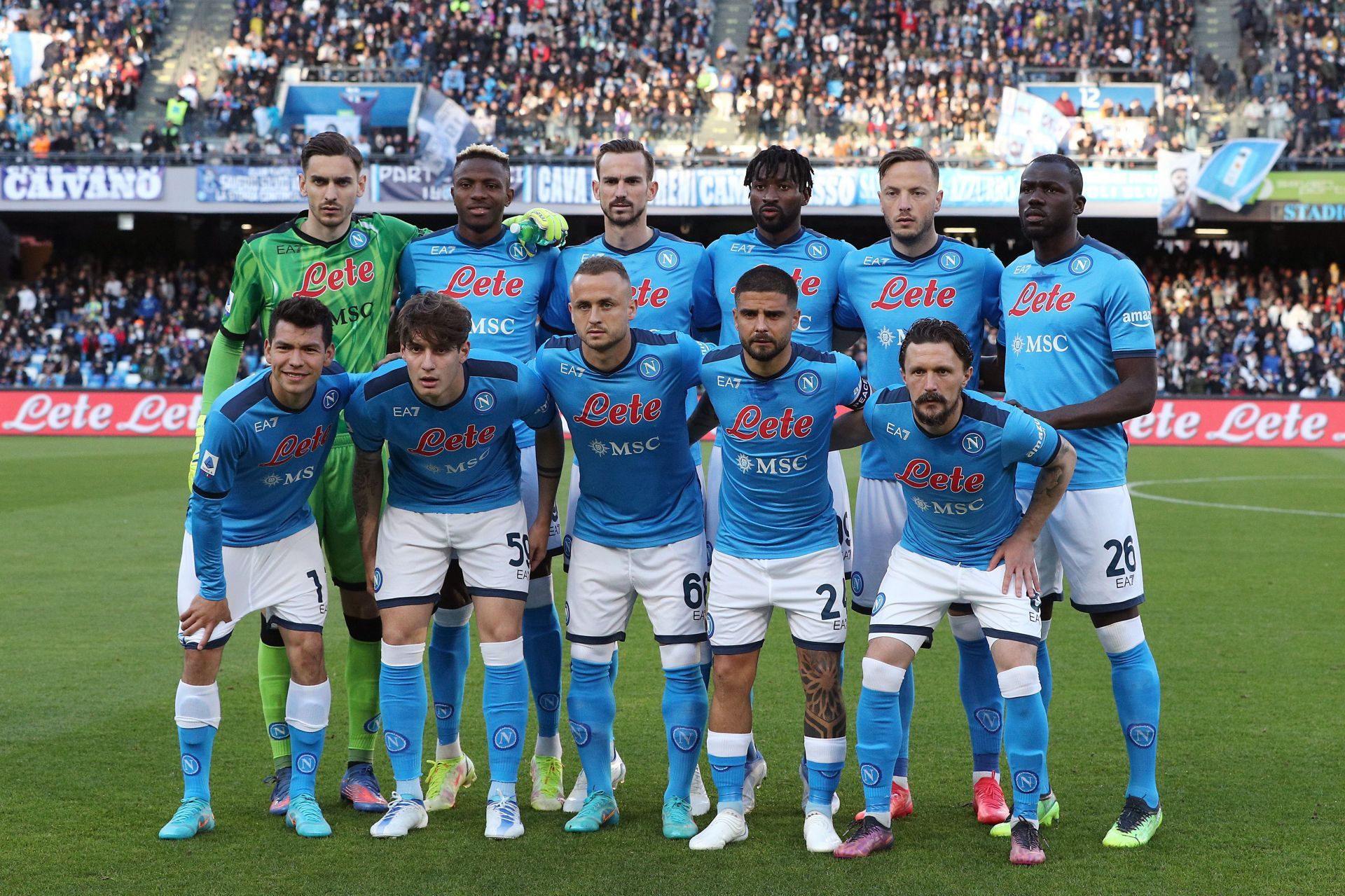 Napoli play Empoli on Sunday in Serie A