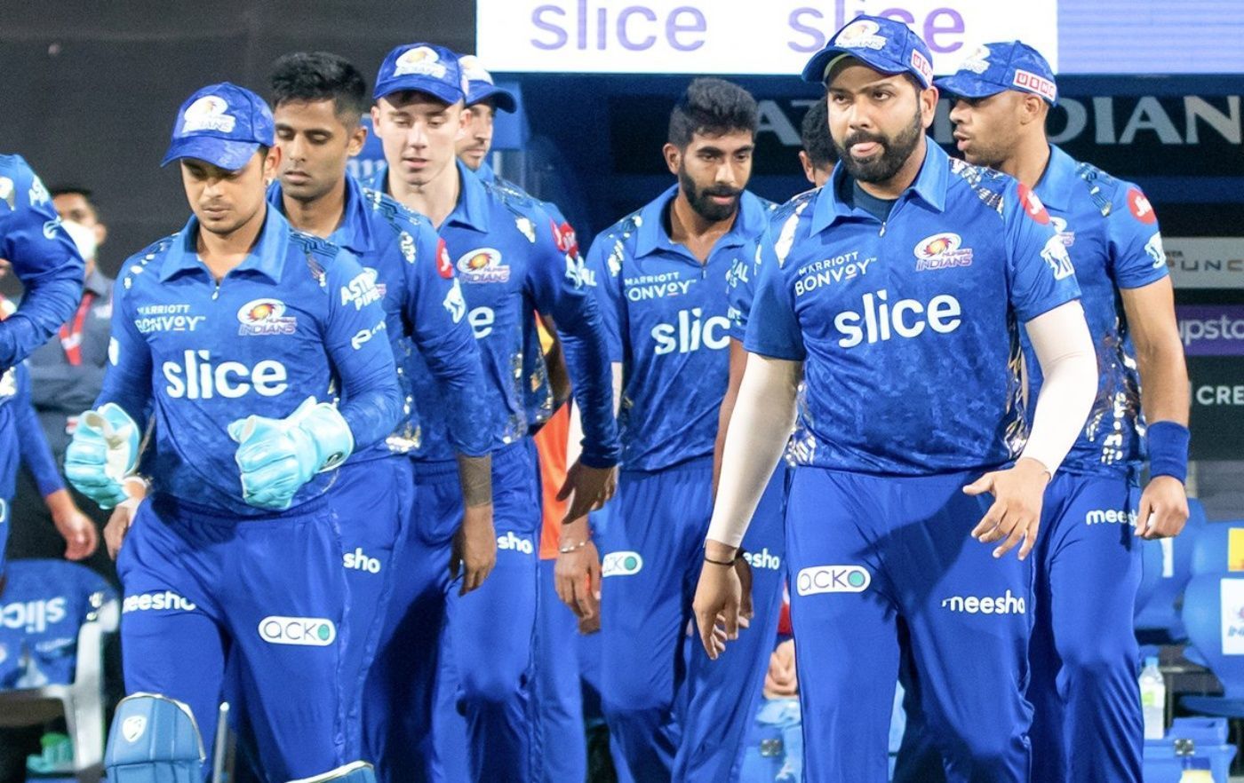Mumbai Indians are yet to win a match in IPL 2022. Pic: IPLT20.COM