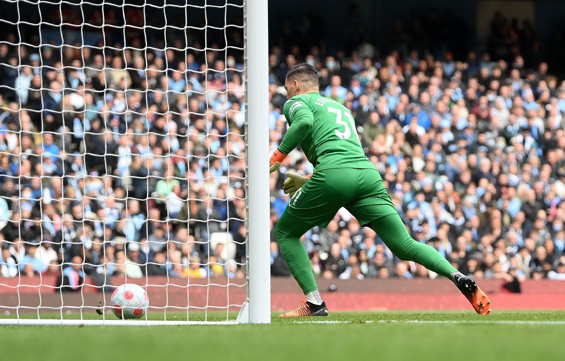 Ederson Moraes almost cost his team a goal.