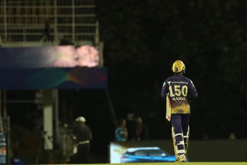 Sunil Narine was run out when Aaron Finch tried to take a non-existent single [P/C: iplt20.com]