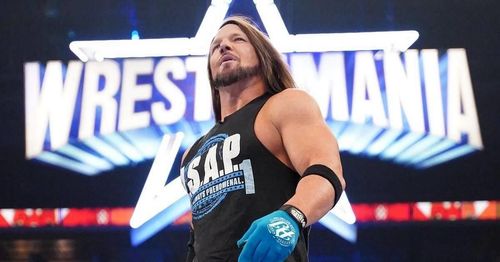 AJ Styles on RAW before WrestleMania