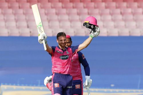 Jos Buttler scored the first century of IPL 2022 (PC: IPLT20.com)