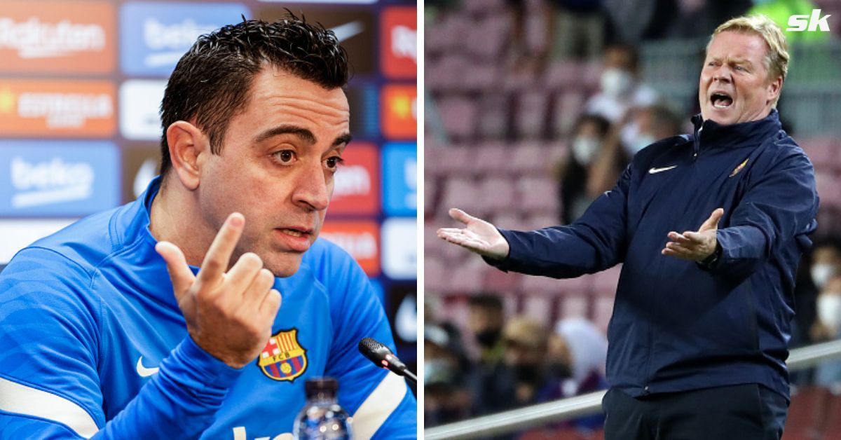 Barcelona manager Xavi has received support from his predecessor