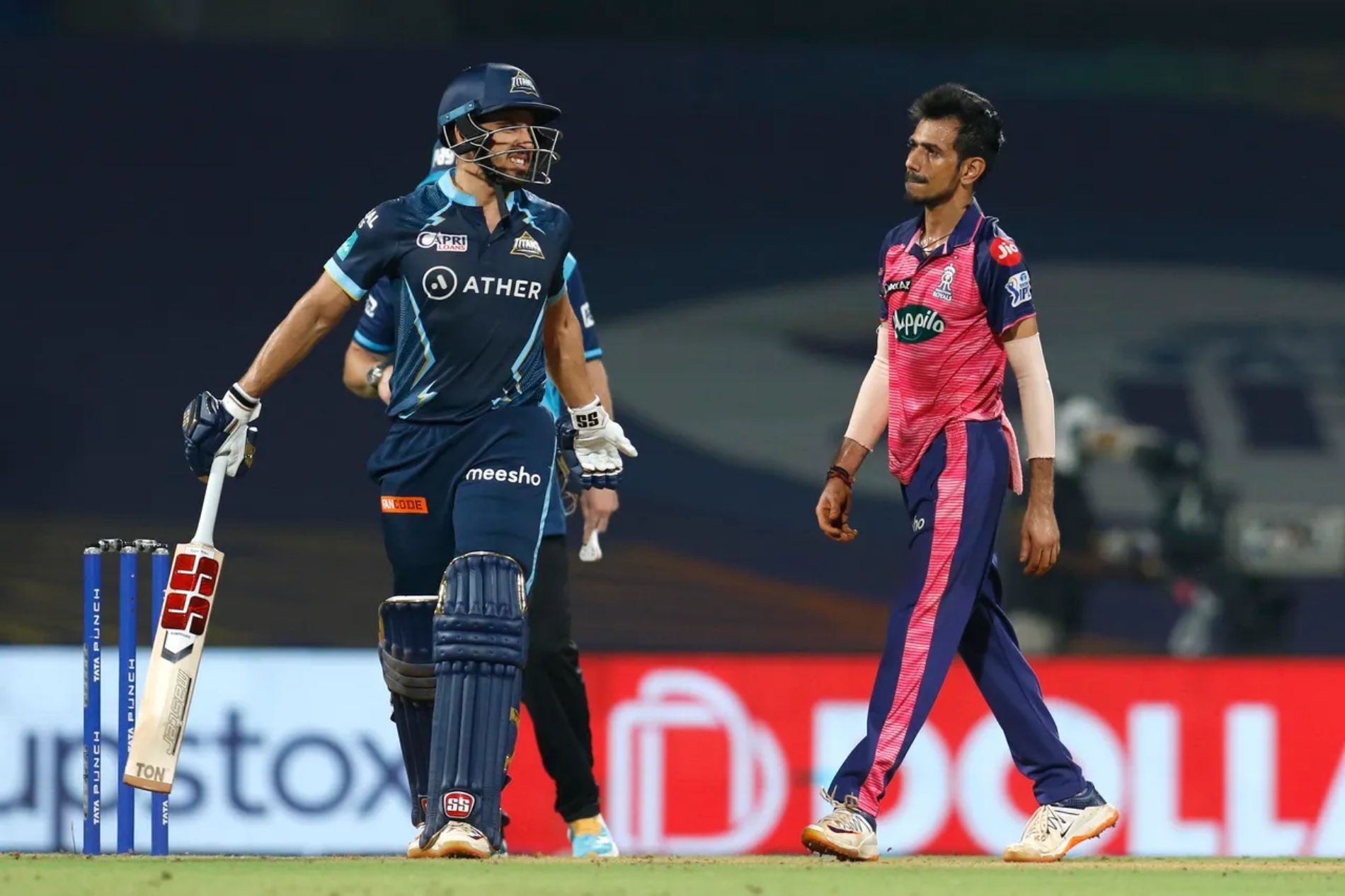 Abhinav Manohar (left) and Yuzvendra Chahal. Pic: IPLT20.COM