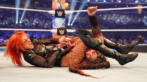 Becky Lynch's long title reign came to an end at WrestleMania 38