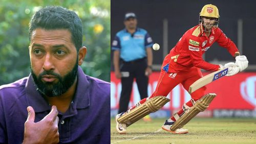 Wasim Jaffer (L) and Mayank Agarwal.