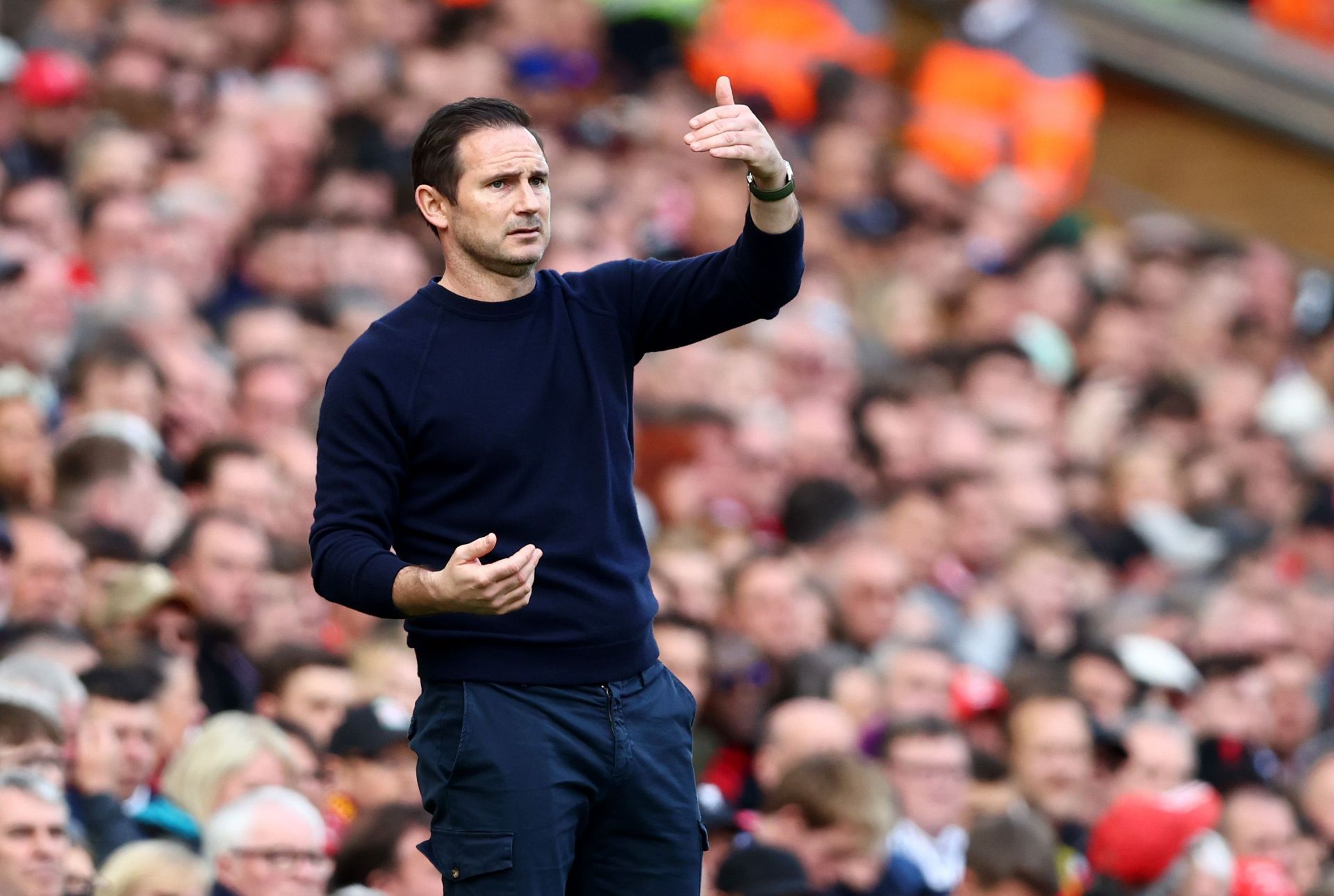 Frank Lampard&#039;s Everton currently occupy 18th place in the Premier League table
