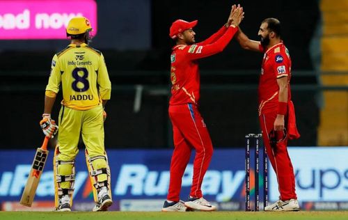 (L to R) Ravindra Jadeja, Mayank Agarwal and Rishi Dhawan (Pic: IPLT20.com)