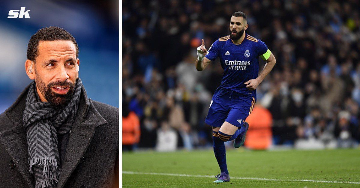 Rio Ferdinand hilariously reacts to Karim Benzema&#039;s strikes against Manchester City