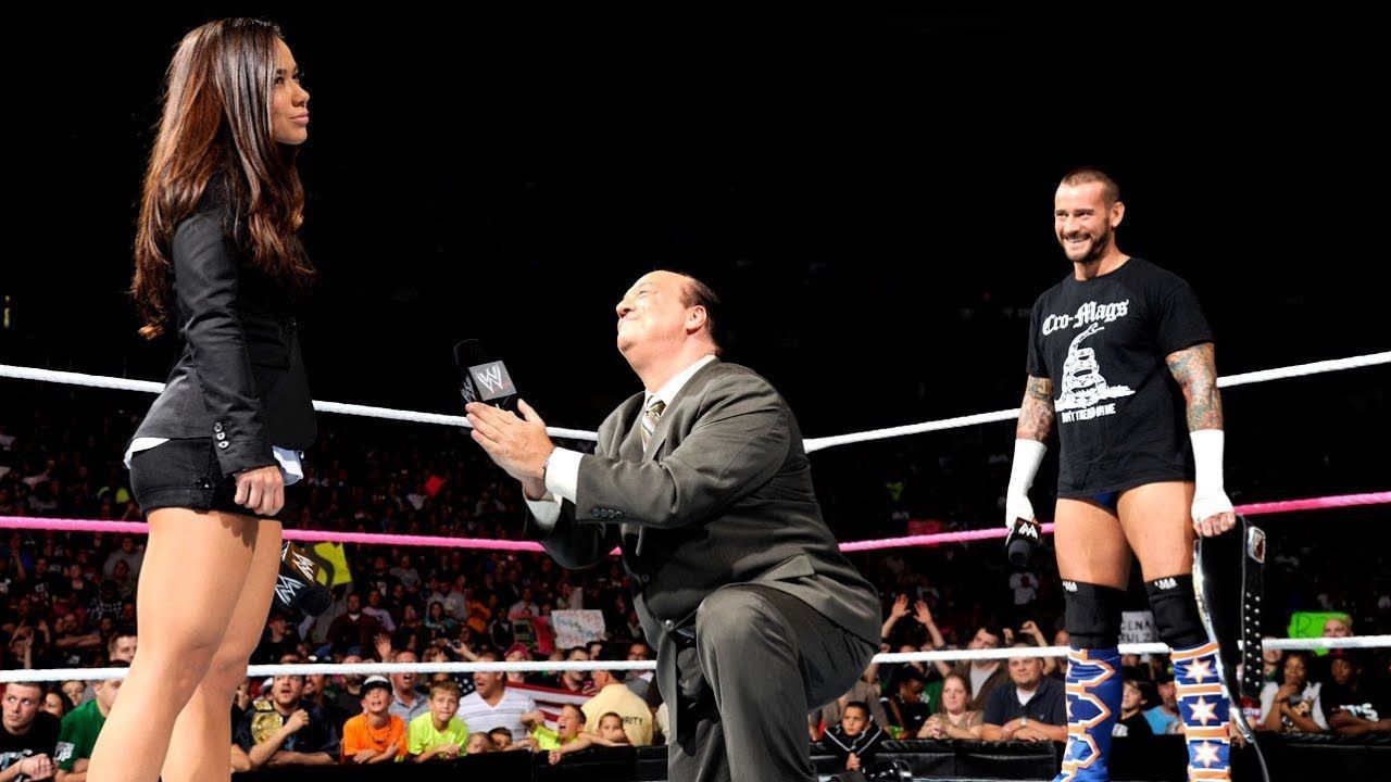 Paul Heyman mockingly proposes to AJ Lee