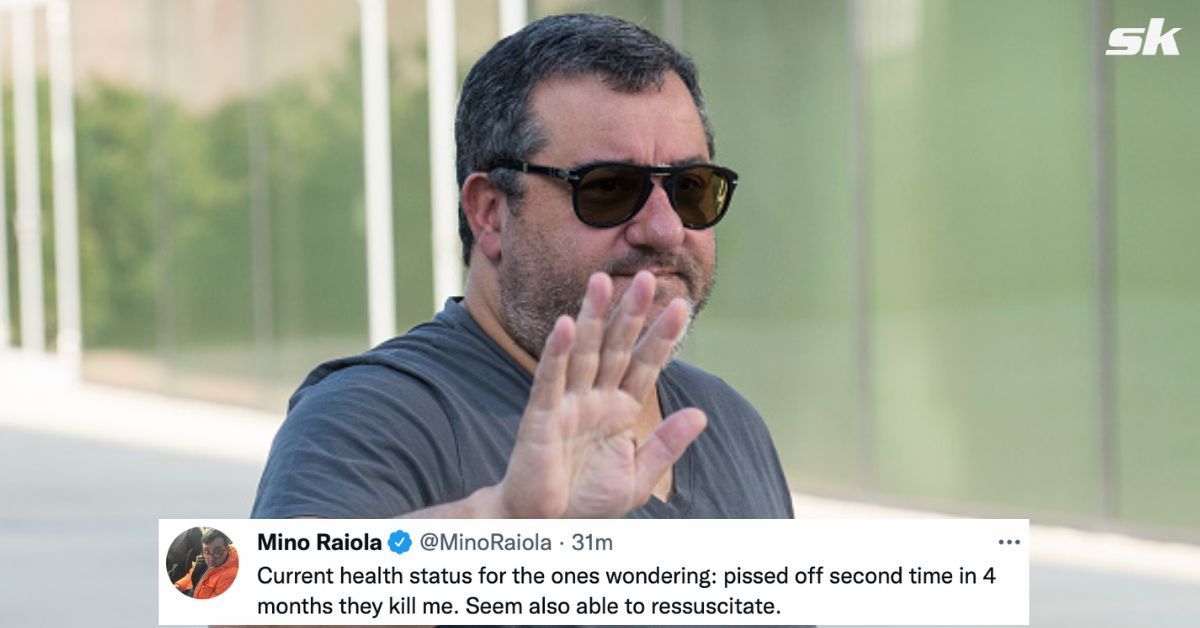 Mino Raiola has hit back at claims of his passing