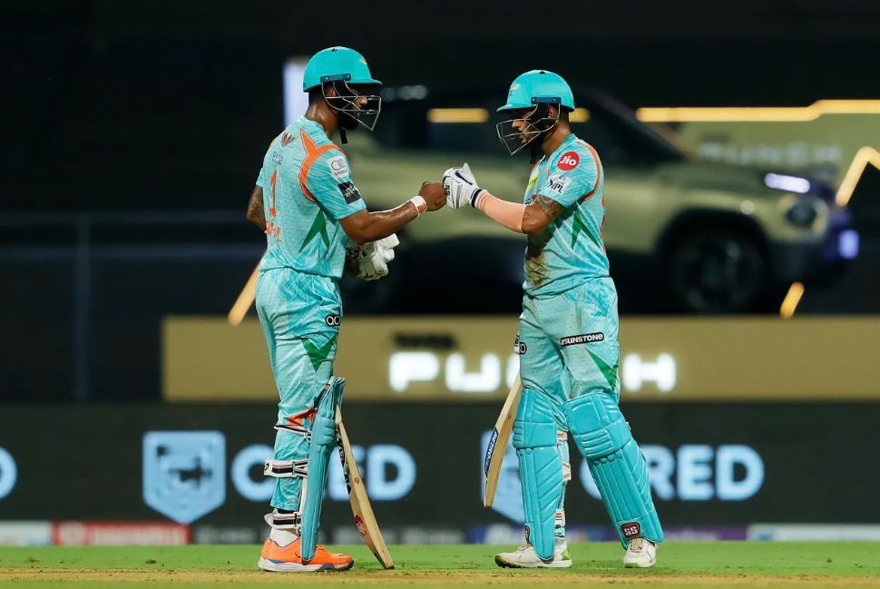 KL Rahul and Manish Pandey played sedately at the start of LSG's innings [P/C: iplt20.com]