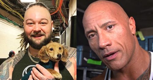 Windham Rotunda (fka Bray Wyatt) and Dwayne "The Rock" Johnson