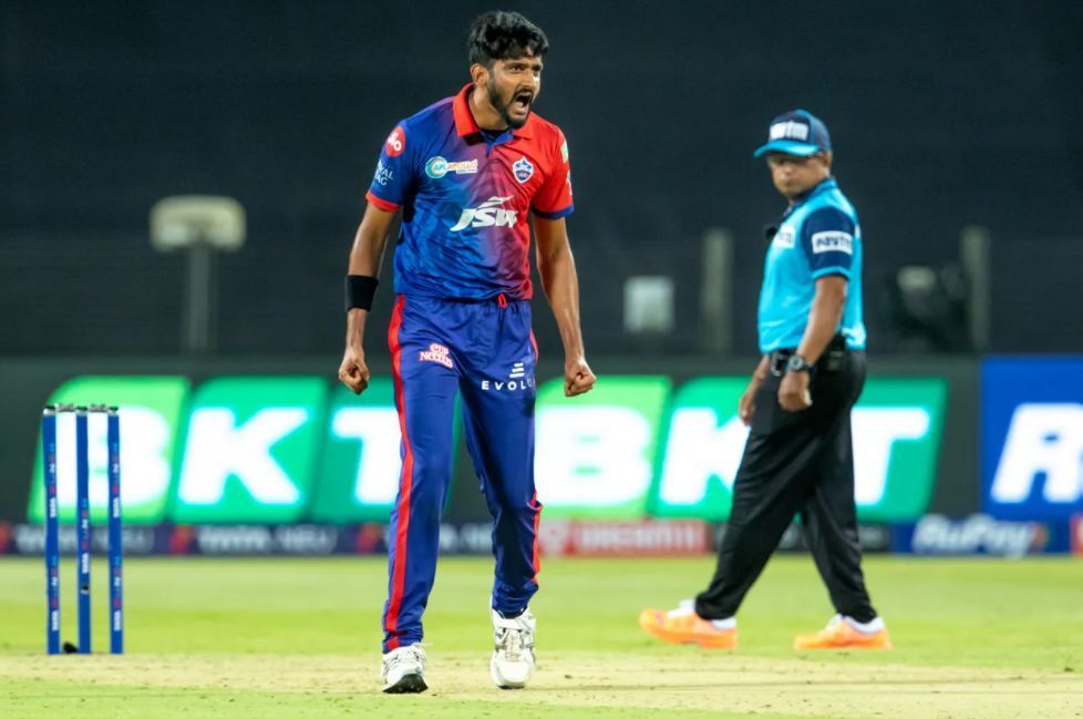 Khaleel Ahmed snared a couple of wickets for the Delhi Capitals [P/C: iplt20.com]