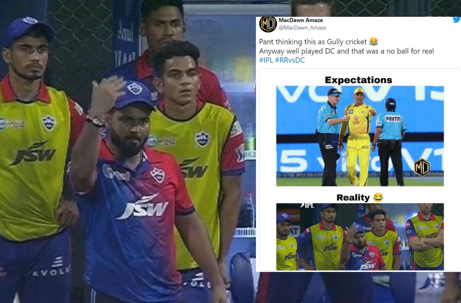 Top 10 funny memes from today&#039;s match (PC: BCCI/IPL).