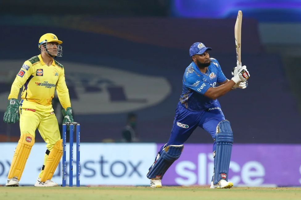 Kieron Pollard fell into the trap laid out by the Chennai Super Kings [P./C: iplt20.com]